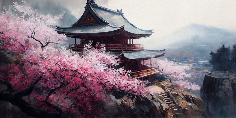 Kiyomizu-dera im Frühling von Whale & Sons