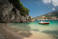 Turquoise strand in Griekenland van Edwin Mooijaart thumbnail
