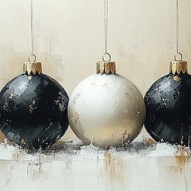 Atmospheric Christmas decoration Balls by Art Whims