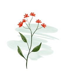 Bloemen in prachtige pastelkleuren van ArtDesign by KBK