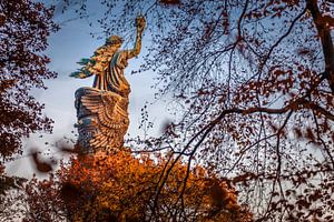 Niederwalddenkmal bei Rüdesheim van Christian Müringer