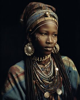 Porträt einer afrikanischen Frau