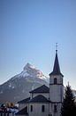 Church at Grand Chartreuse and Chamechaude mountain van Luis Boullosa thumbnail