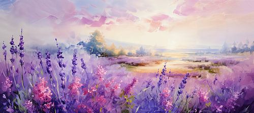 Peindre la lavande