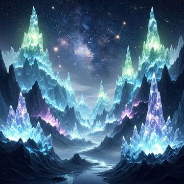 Gefrorenes Tal des Sternenlichts