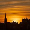 Sonnenuntergang Edinburgh Castle, Edinburgh, Schottland, UK von Arch White