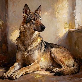 Saarlooswolfhund von Johannas Art Creations