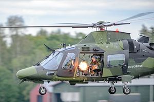 Hubschrauber Agusta A 109 der schwedischen Streitkräfte.