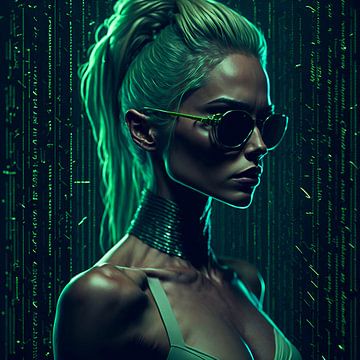 Nieuwe blonde actieheldin in the Matrix van Jan Bechtum