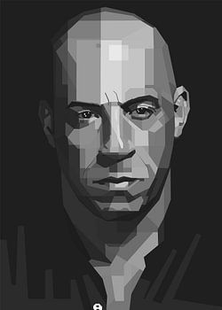 Monochrome Fragment Potrait