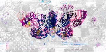 Silhouette de papillon sur Teis Albers