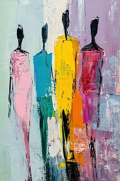 Abstrakte Menschen von Kunst Laune