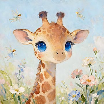 Traumwiese – Giraffe von Johannas Art Creations