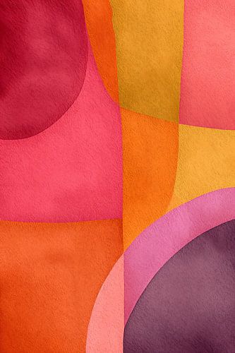 Color planes in pink and orange shades no.3