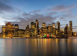 L'heure bleue au-dessus de New York