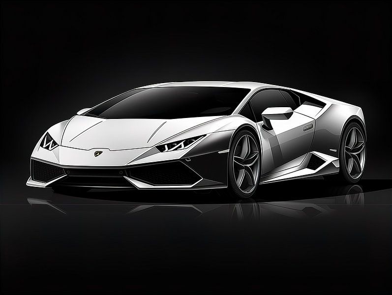 Lamborghini Auto van FotoKonzepte