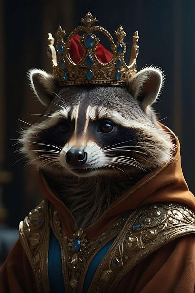"The Crown of the Raccoon" by Bella Luna Fotografie