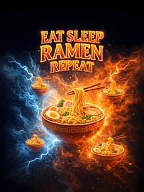 Ramen Vintage Bootleg van Art Bloom