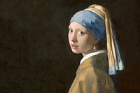 Het meisje met de parel (liggend)