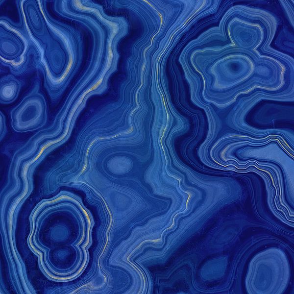 Blauer Achat Textur 10 von Aloke Design