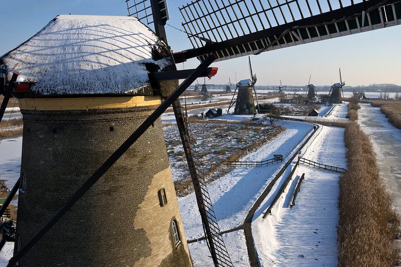 Windmills of Kinderdijk, The Netherlands par Hans Elbers