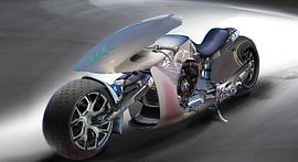 Futuristic Motor, fantasy by Atelier Liesjes