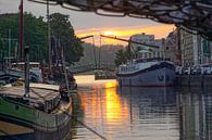 Wolwevershaven in Dordrecht van Dirk van Egmond thumbnail