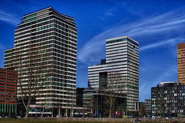 schöne Gebäude im Amsterdamer Gewerbegebiet