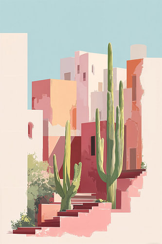 Désert urbain en pastels n° 2