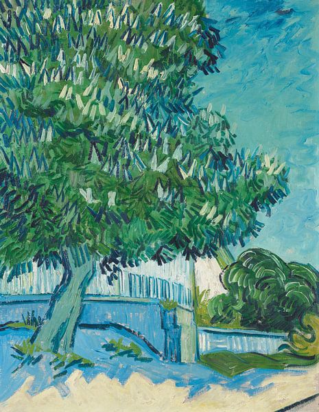 Bloeiende kastanjebomen, Vincent van Gogh van Meesterlijcke Meesters