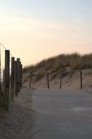 strandafslag in Noordwijk
