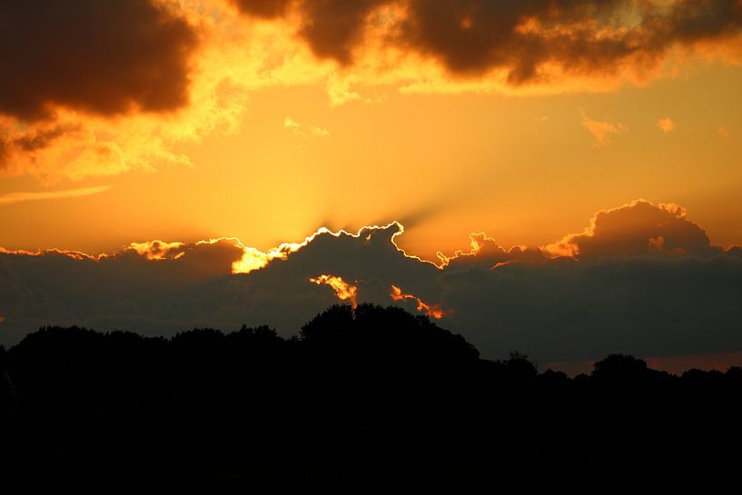 Zonsondergang van Daan van Herp
