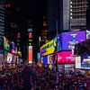 Times Square bei Nacht von Hans Hoekstra