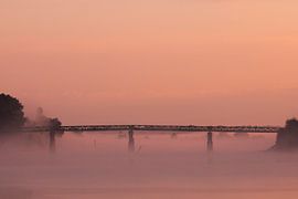 Sonnenaufgang in Frankreich von Jacqueline Zwijnen