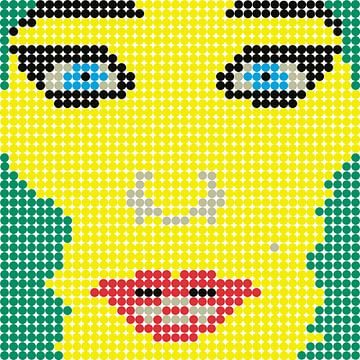 Abstract portrait woman by Maurice Dawson