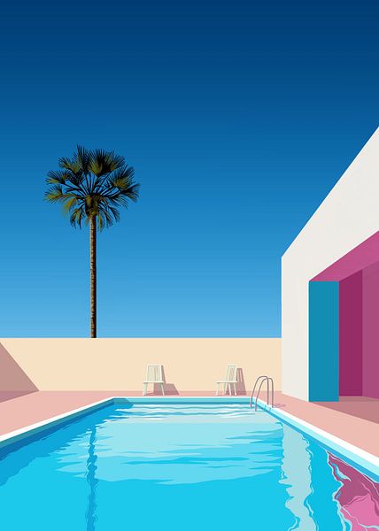 Retro Swimming Pool 2 by Khariyanul Fathoni