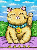Weinende Katze (Maneki Neko) #7
