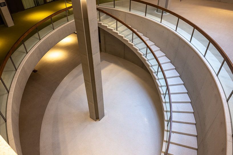 Central atrium van het oude Royal Belge gebouw van Werner Lerooy