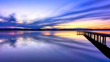 het meer van Starnberg van Einhorn Fotografie