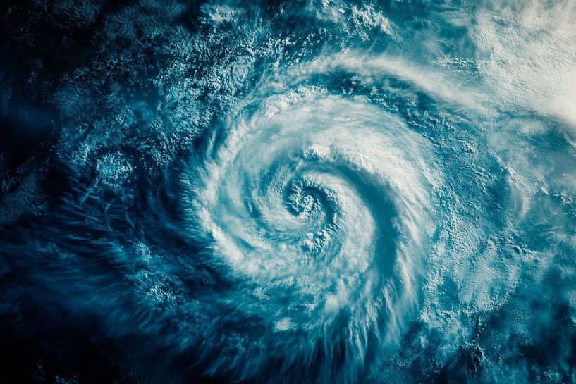 Formation de cyclones sauvages en mer par Poster Art Shop