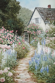 Rose Cottage Walk by Richard Burdine