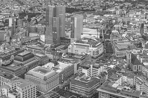 Het stadscentrum van Frankfurt in Duitsland