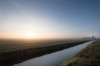 Bijzondere lichtbol bij molen Hellouw van Moetwil en van Dijk - Fotografie thumbnail