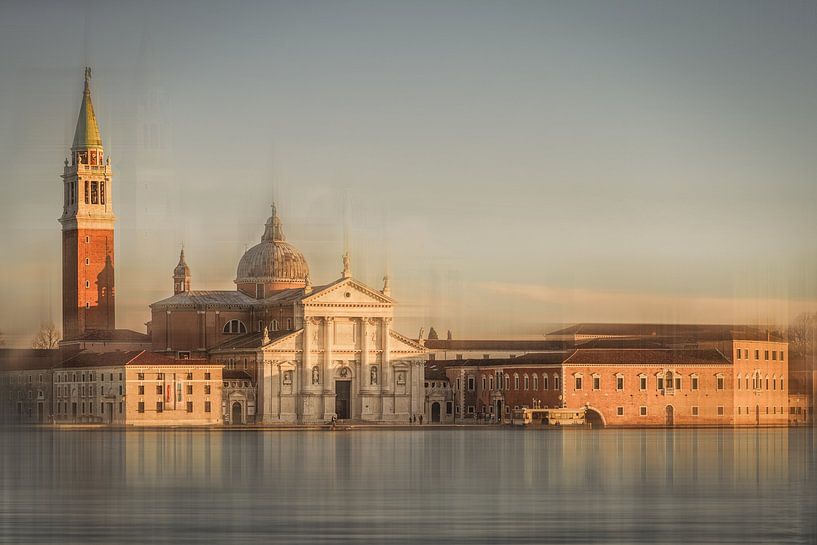 Venise - San Giorgio Maggiore au crépuscule par Dieter Reichelt