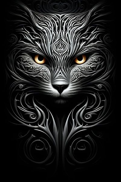 Kat surrealistisch van Bert Nijholt