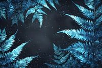 Nachtblüte: Gefrorene Farnwedel