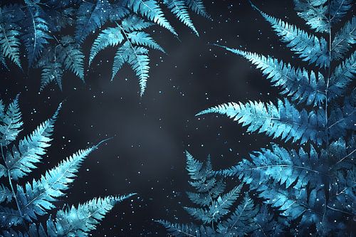 Nachtbloei: Bevroren varenvaren