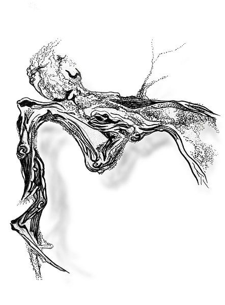 Abstract Tree Branch - Levidium Designing by Levente Luca