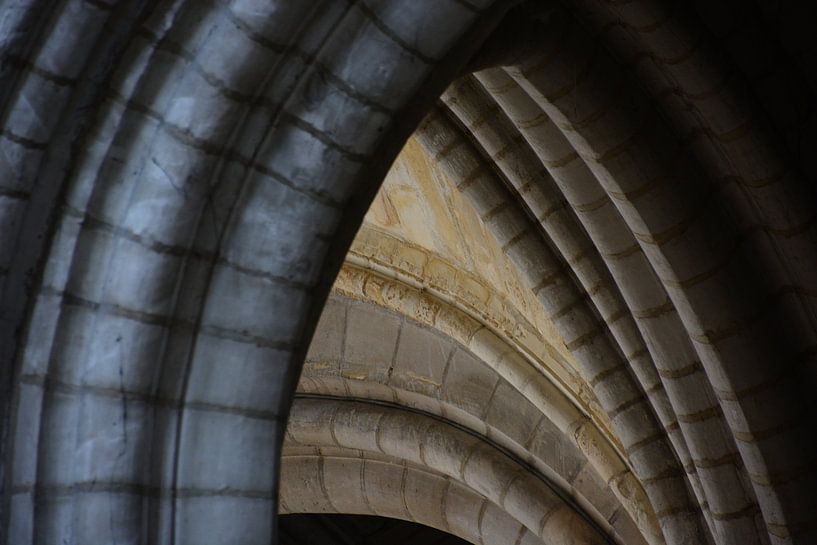 Detail van kerk by Onno Smit
