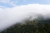 Clouds over the mountain